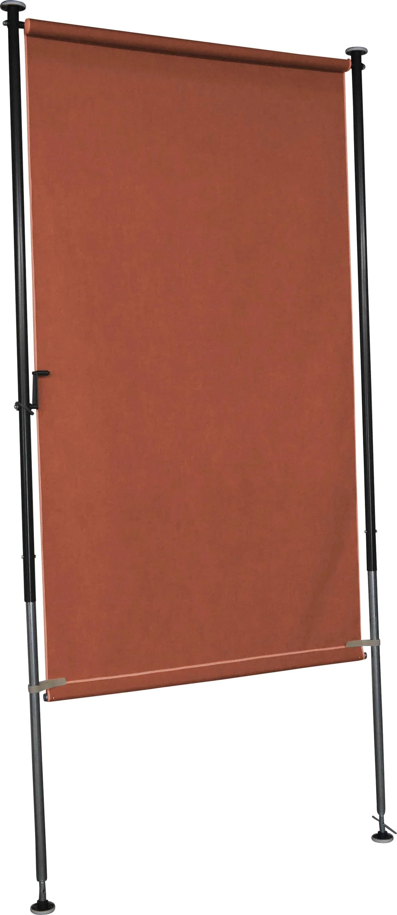 Klemm-Senkrechtmarkise Style Orange Terracotta Polyacryl Angerer Freizeitmöbel