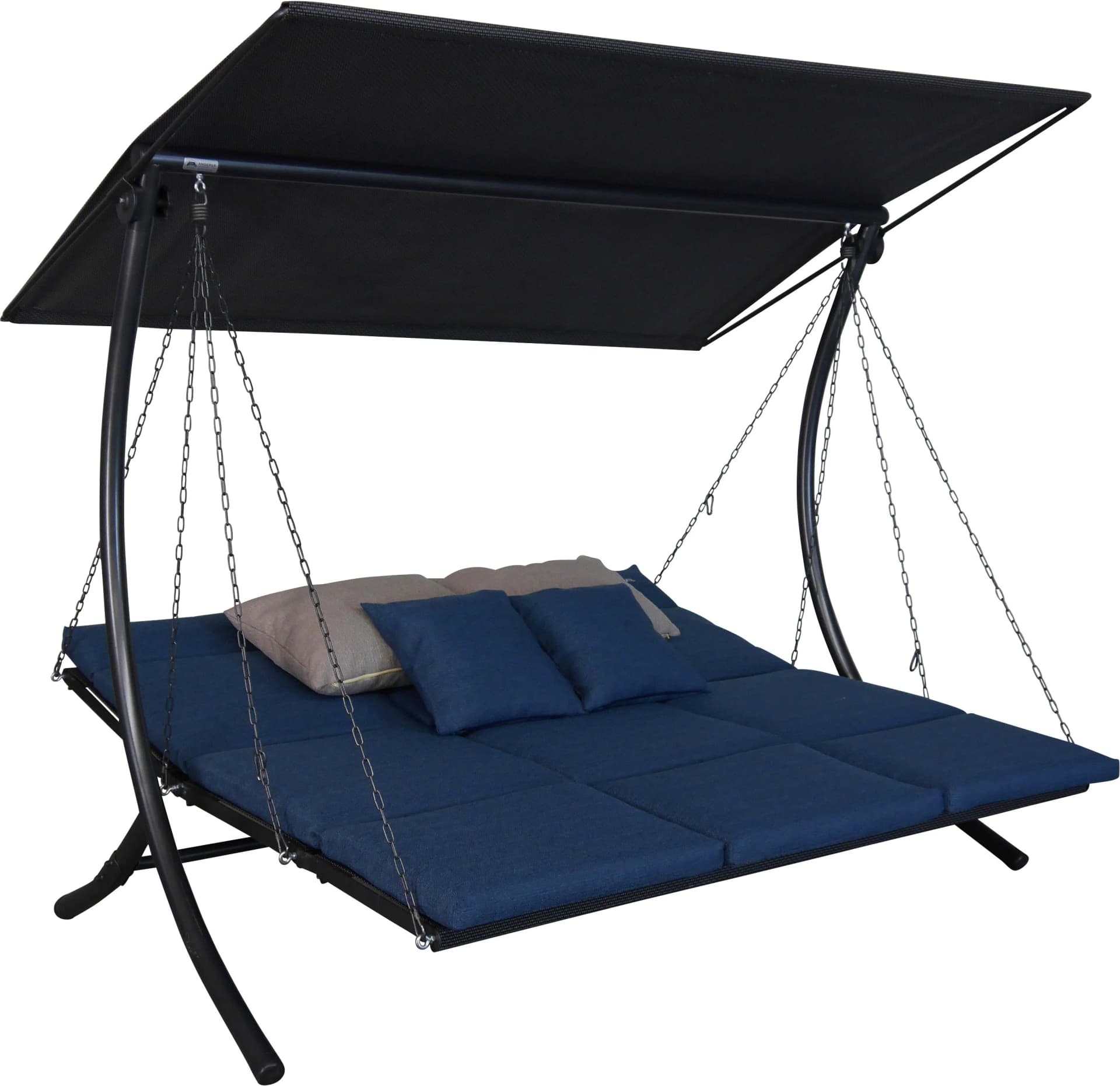 Angerer Hollywoodschaukel Swing Smart Denim Blau 3-Sitzer