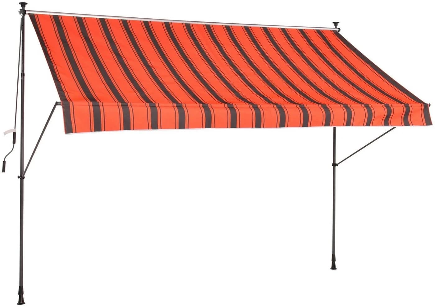 KONIFERA Klemmmarkise Nerja Orange Klassisches Design