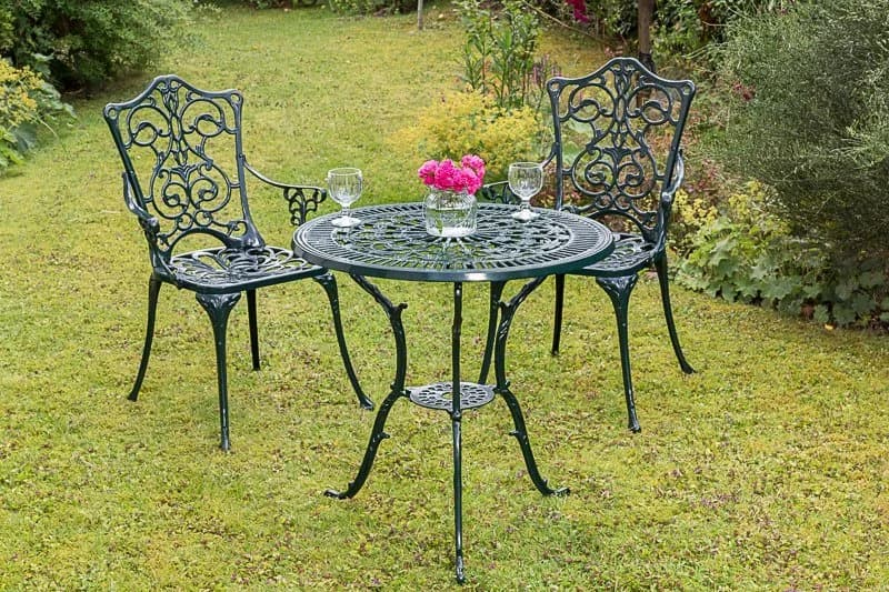 MERXX Gartentisch Lugano Grün Aluminium