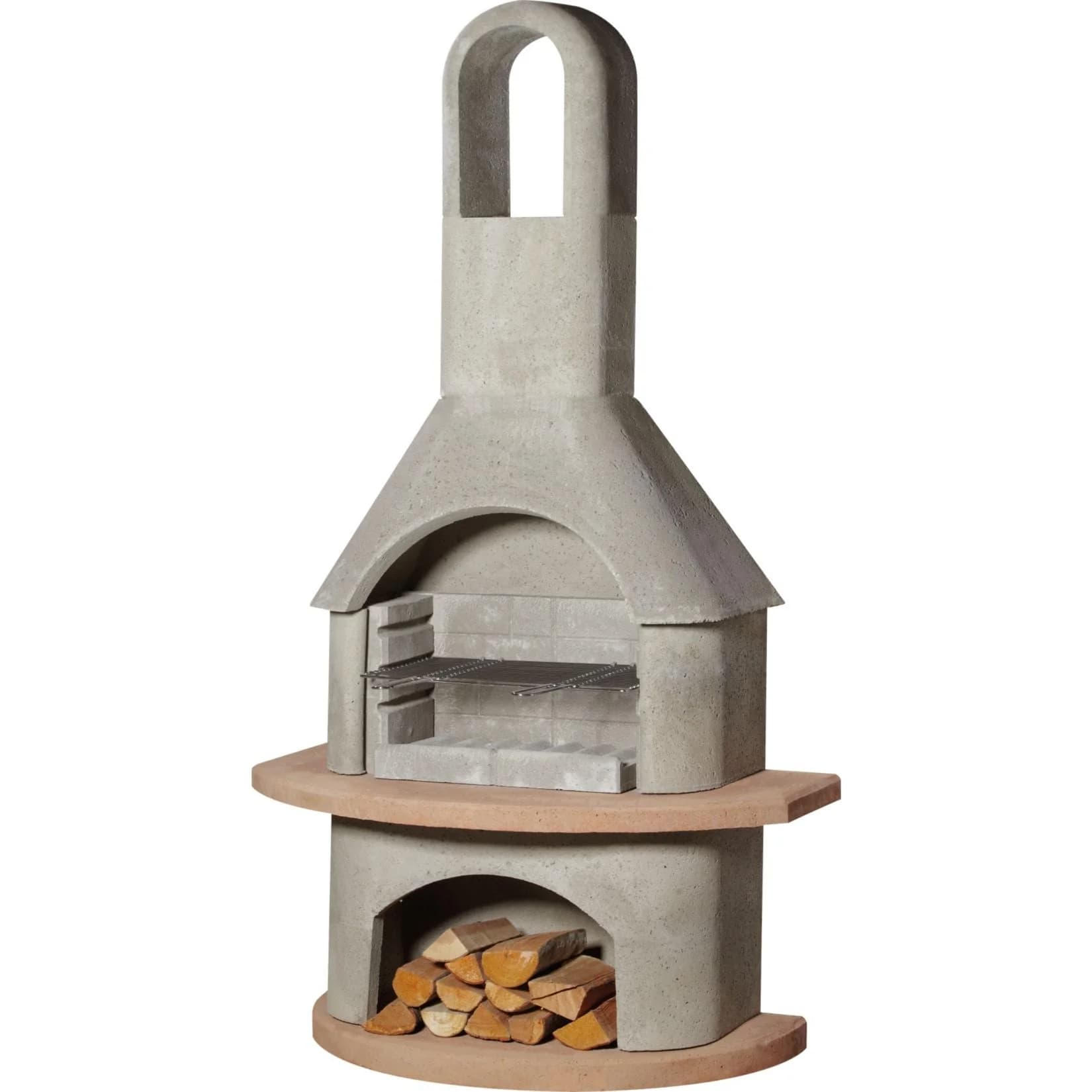 Buschbeck Carmen Gartengrillkamin Graubeton
