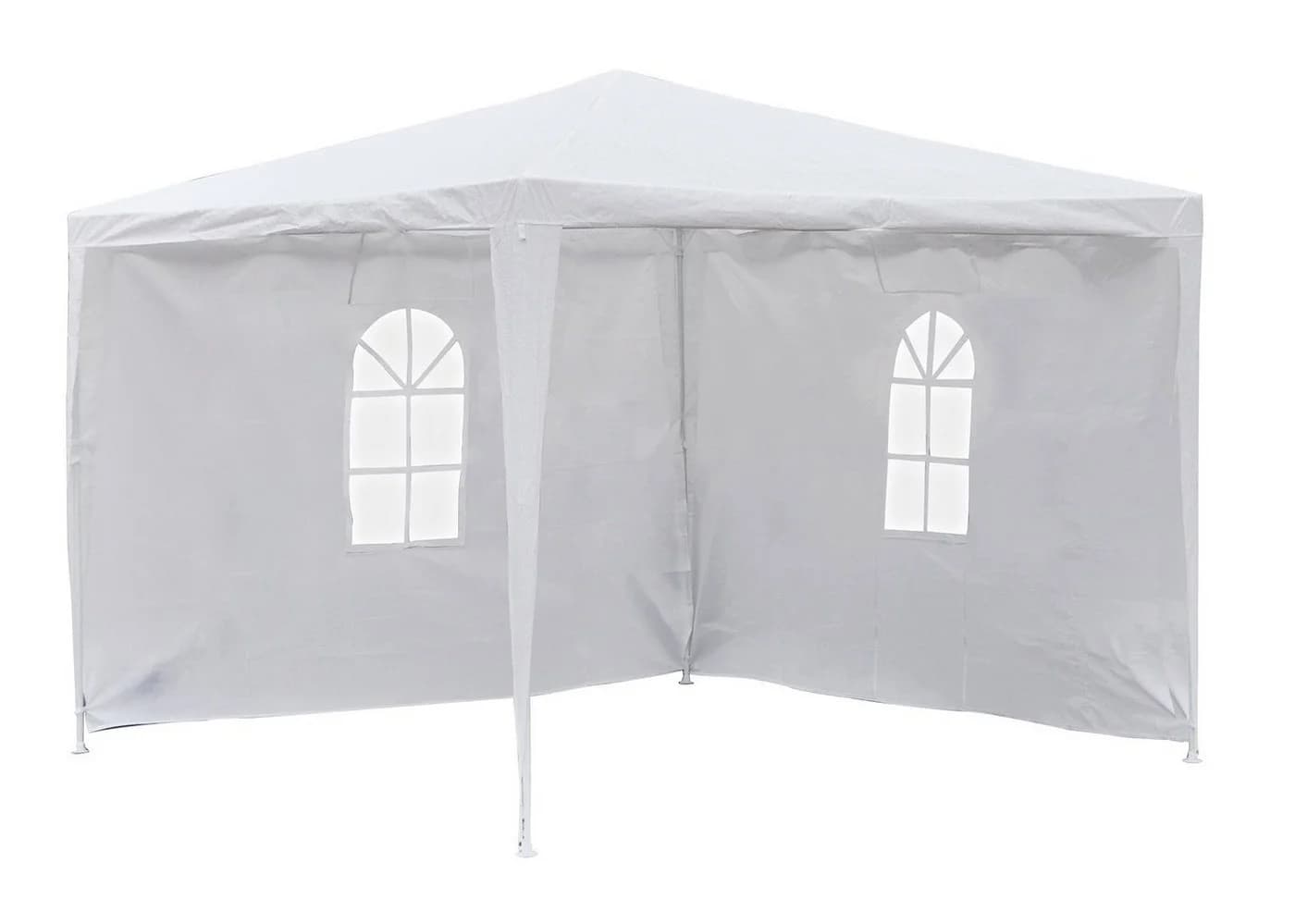 Haushalt International Pavillon Seitenteile 2er Pack Weiß Kunststoff