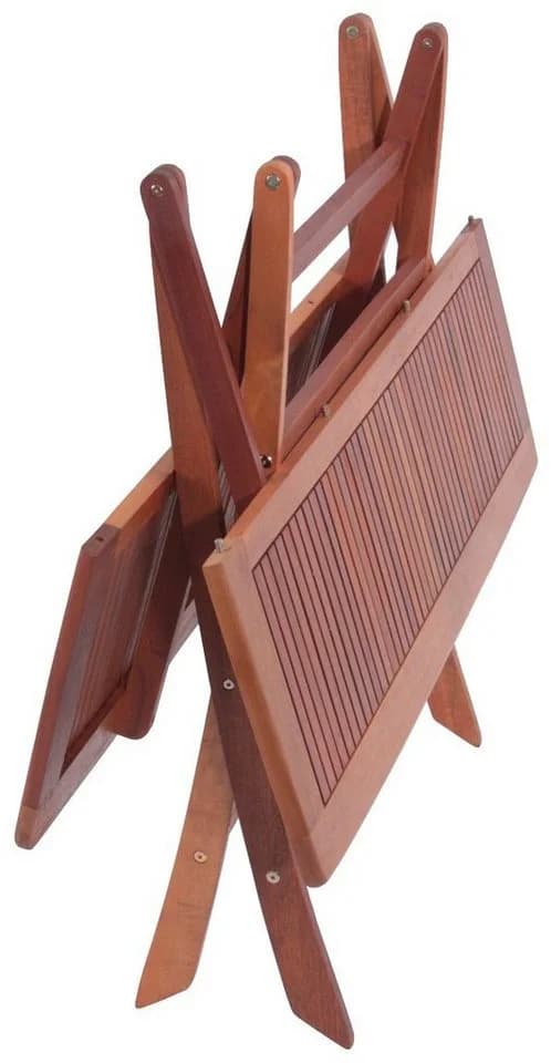 GARTEN PLEASURE Gartentisch Orlando Braun Klappbar Eukalyptus