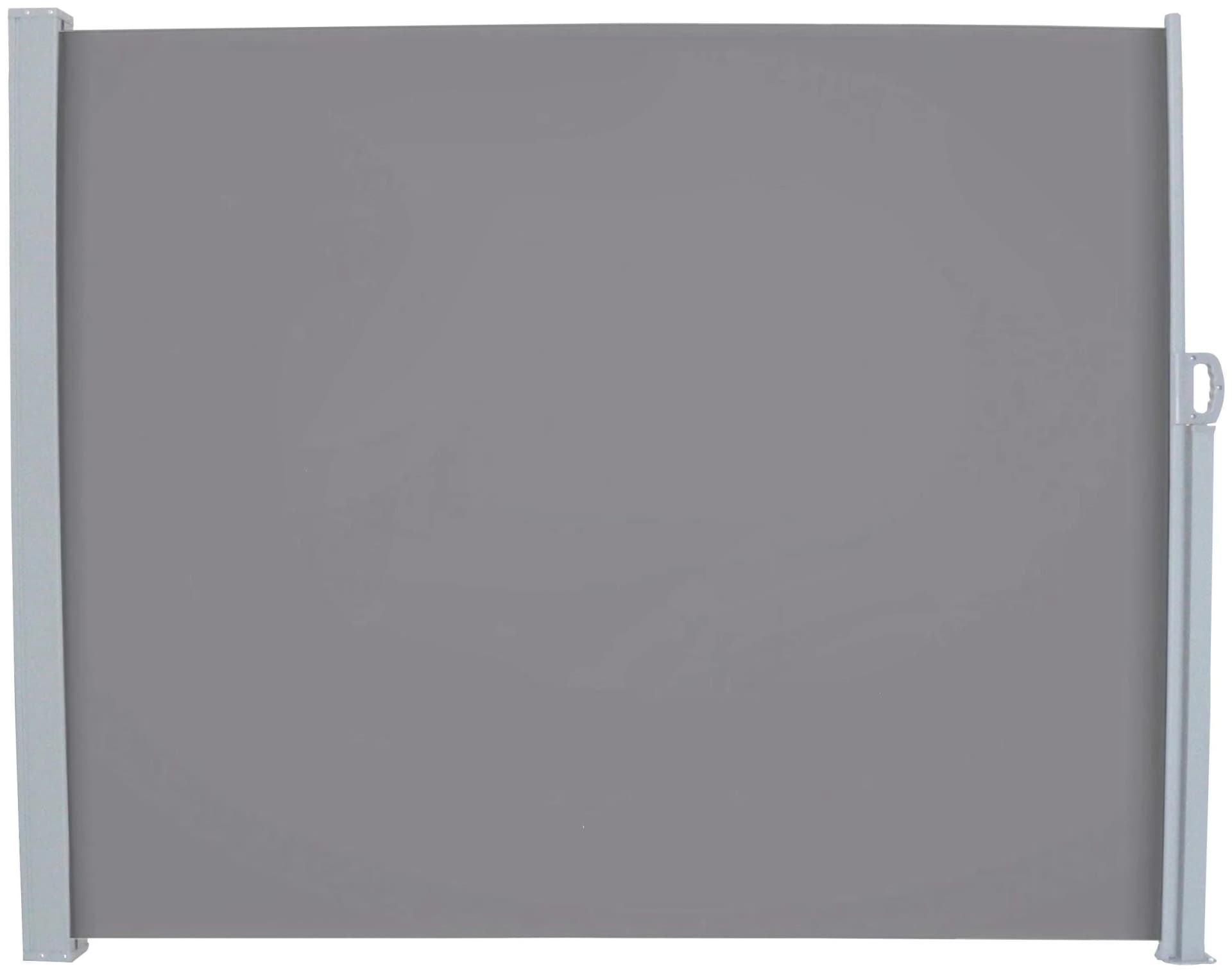 Garden Pleasure Seitenmarkise Anthrazit Silbergrau Aluminium Polyester