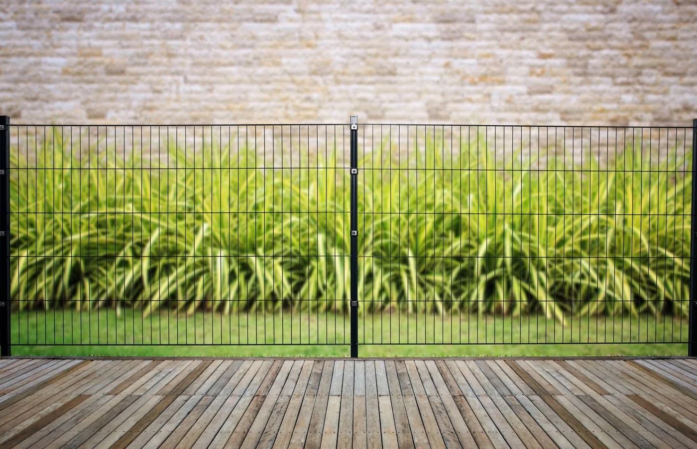 GARDEN 'N' MORE Doppelstabmattenzaun Standard Anthrazit 10m
