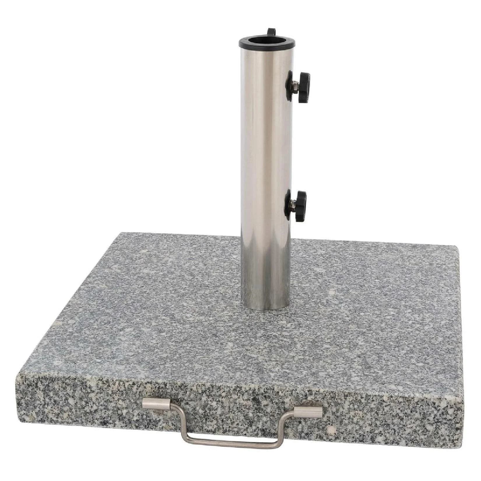VCM Sonnenschirmständer 30 kg Granit Grau mit Rollen