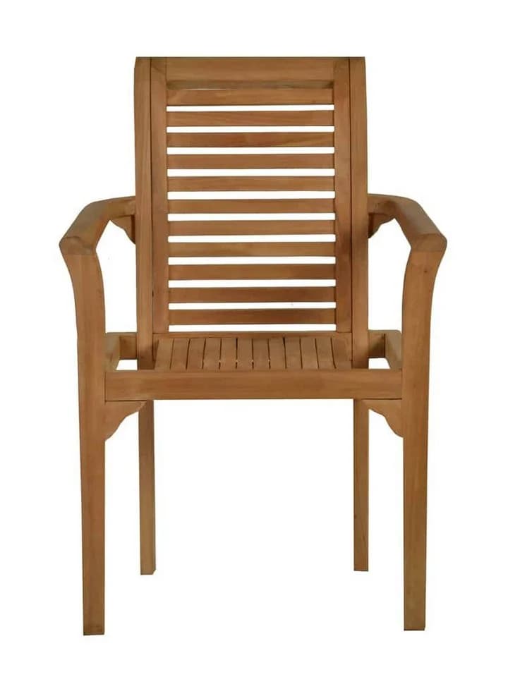 MiaMöbel Gartensessel Teak massiv Honig