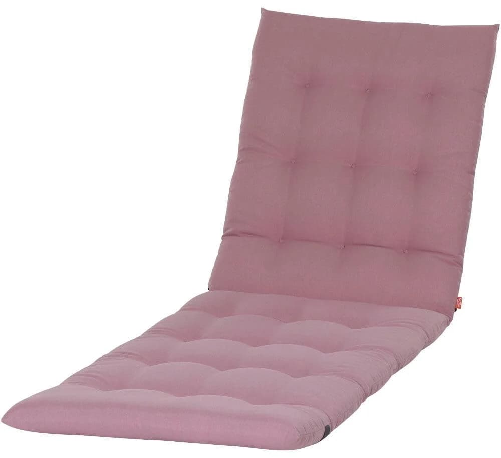 Liegenauflage aus Polyester in Altrosa