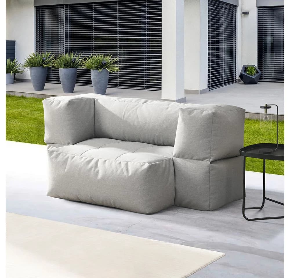 HOME DELUXE Sitzsack HEAVEN Outdoor Beige mit Umbaufunktion