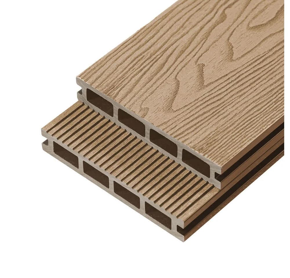 HOME DELUXE Terrassendielen WPC SAMANA PREMIUM Komplettset Braun