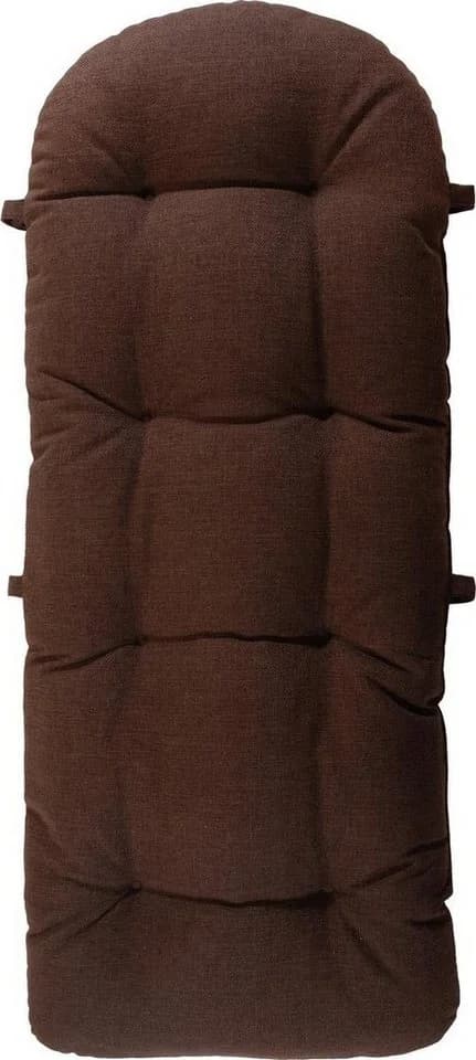 Krines Home Hochlehnerauflage für Schaukelstuhl Braun
