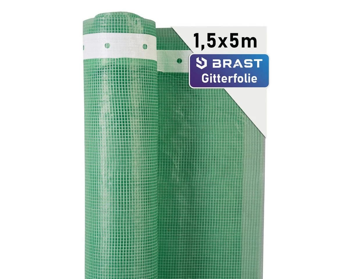 BRAST Gitterfolie Gewächshausfolie Grün 250 g/m² witterungsbeständig