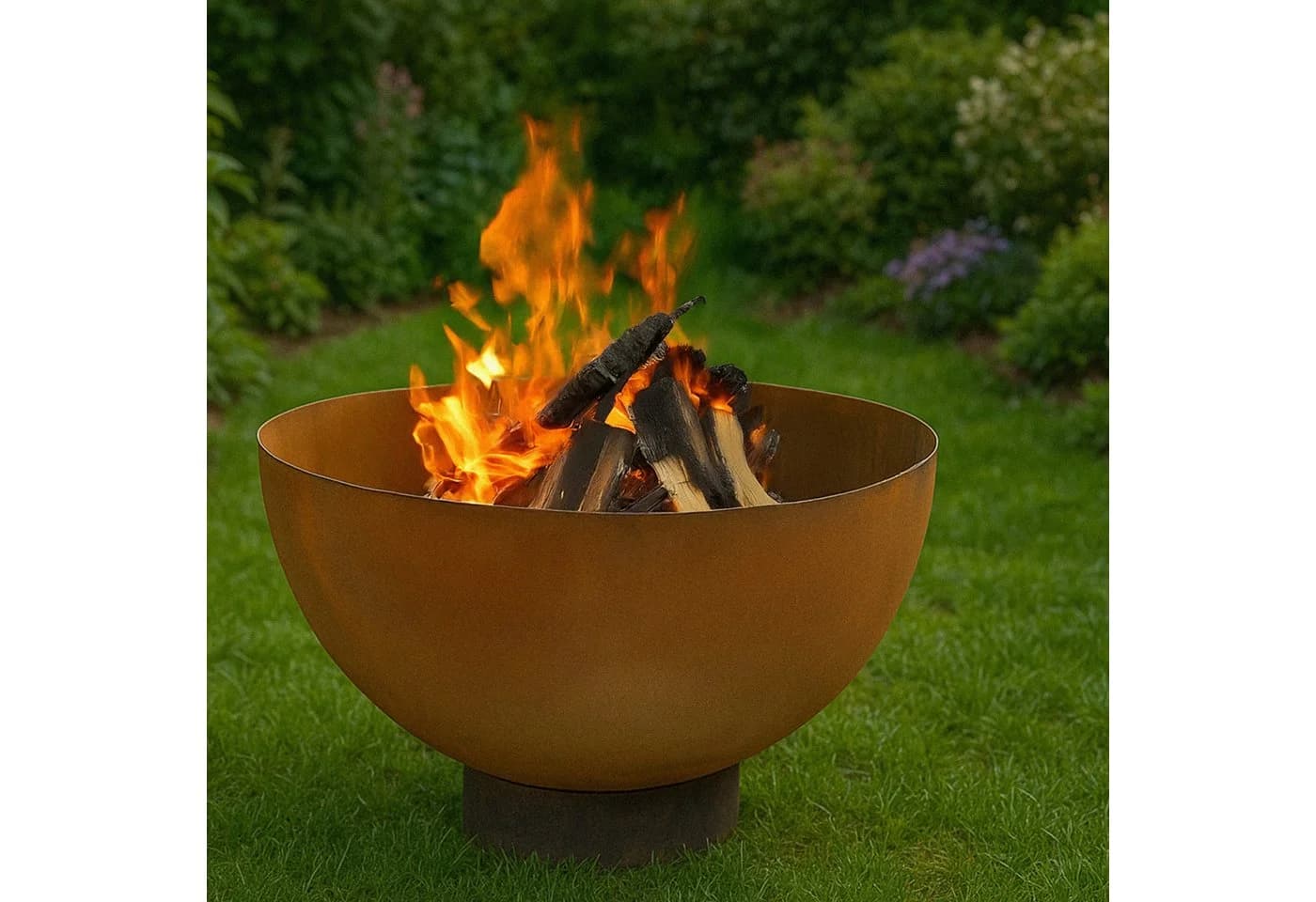 BBQ-Toro Feuerschale mit Grill Ø 60 cm Rostoptik