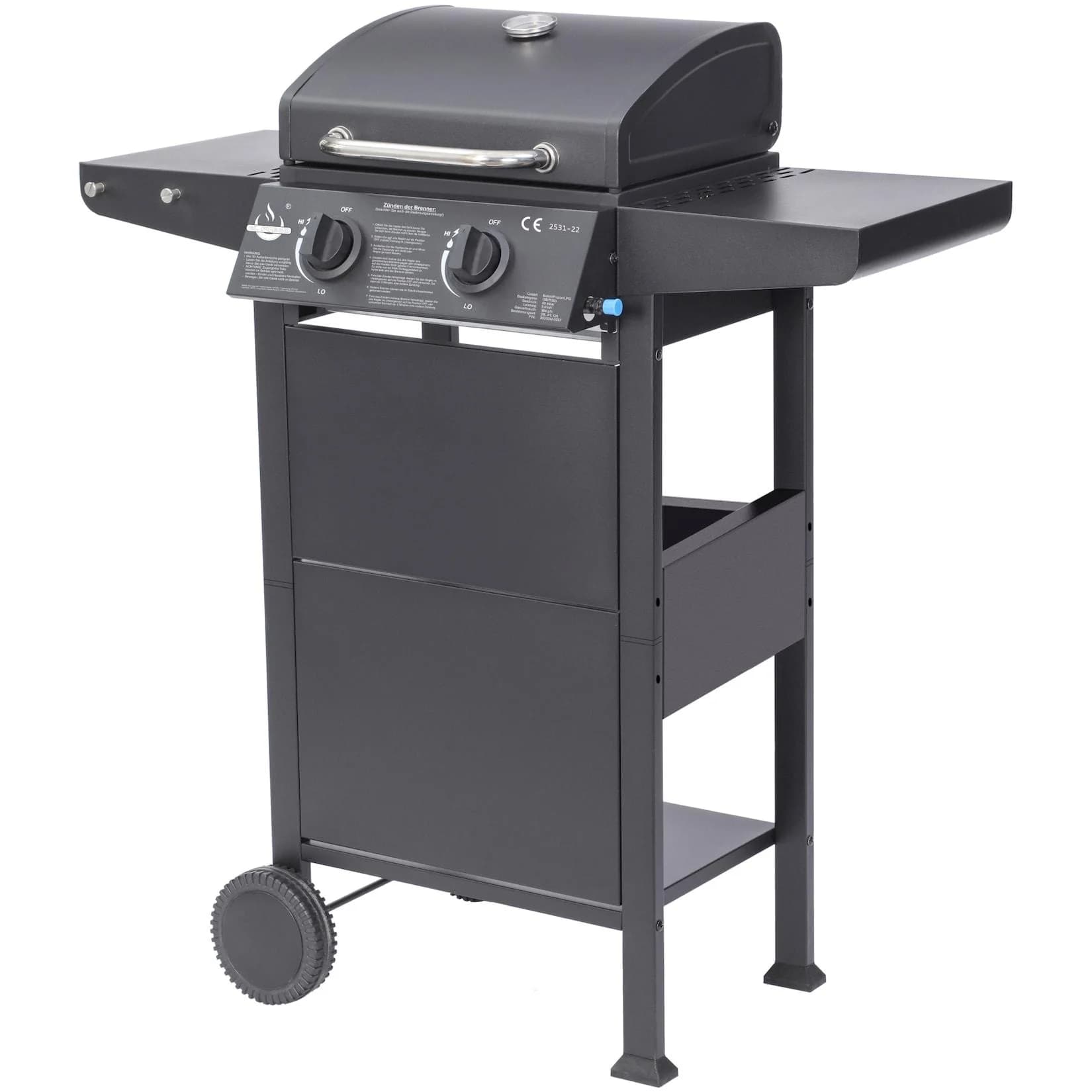 Gasgrill EL FUEGO San Jose 2 Brenner Schwarz