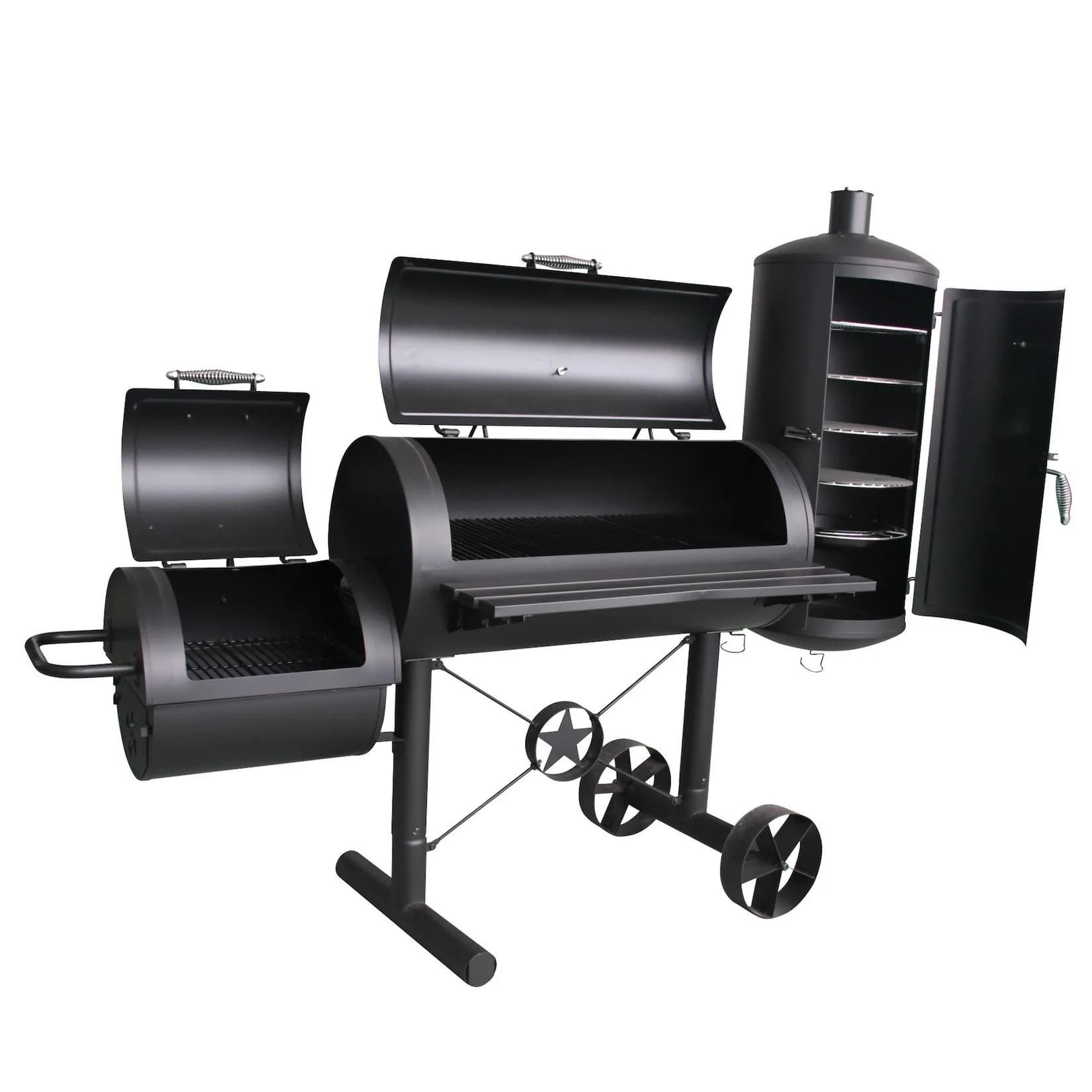 Smoker EL FUEGO Kiona Schwarz Niedertemperaturgaren