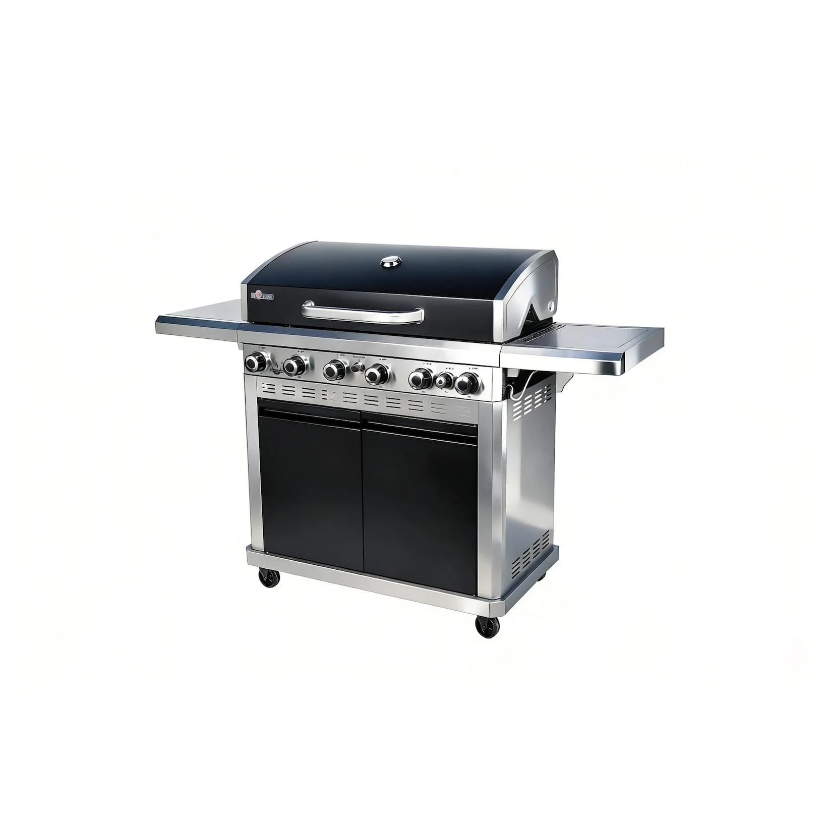 Gasgrill EL FUEGO Detroit 7 Brenner silber schwarz