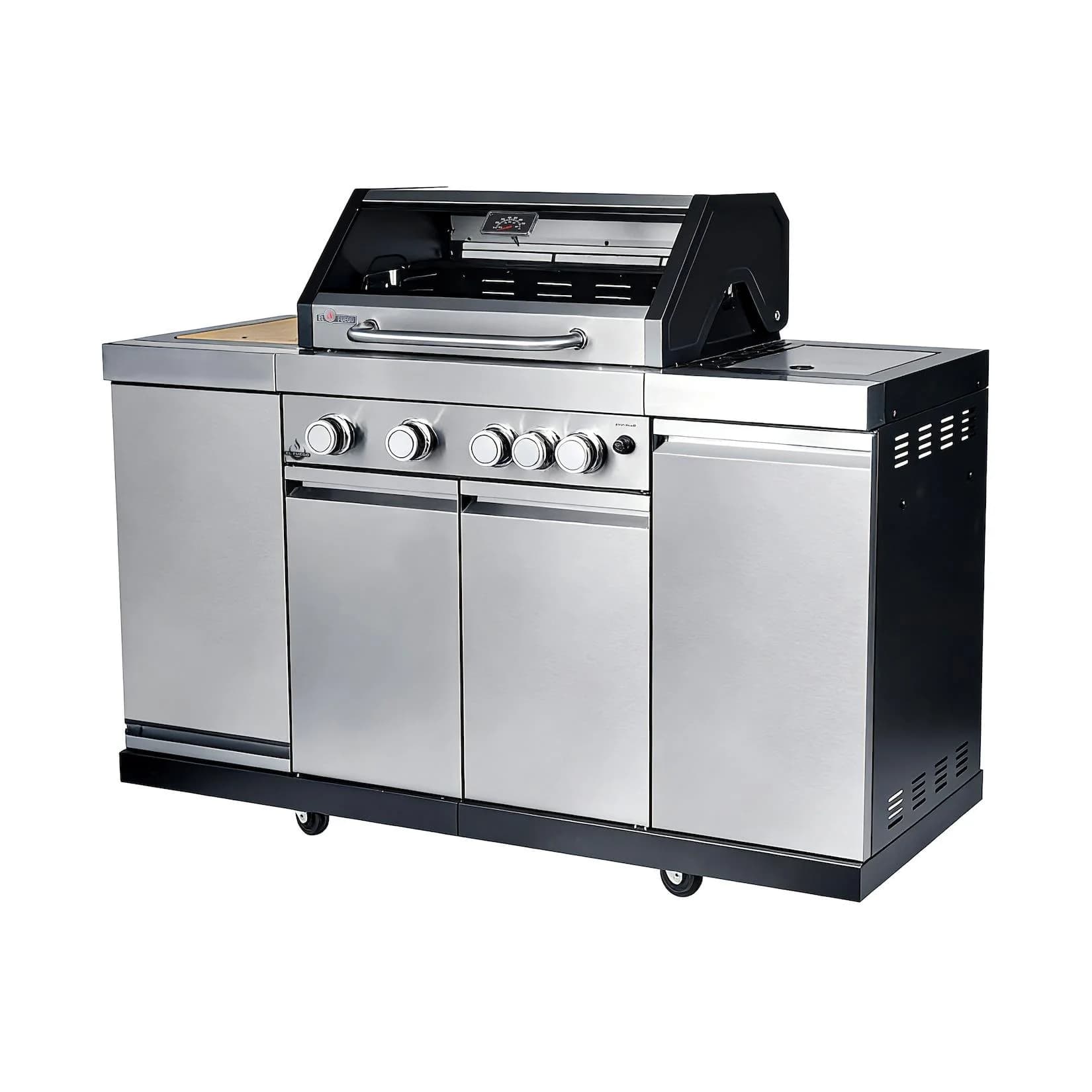 El Fuego Grillküche Augusta 4+1 mit Eisbox
