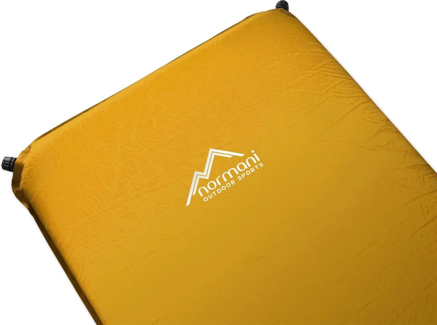 normani Selbstaufblasbare Luftmatratze mit Kissen Orange