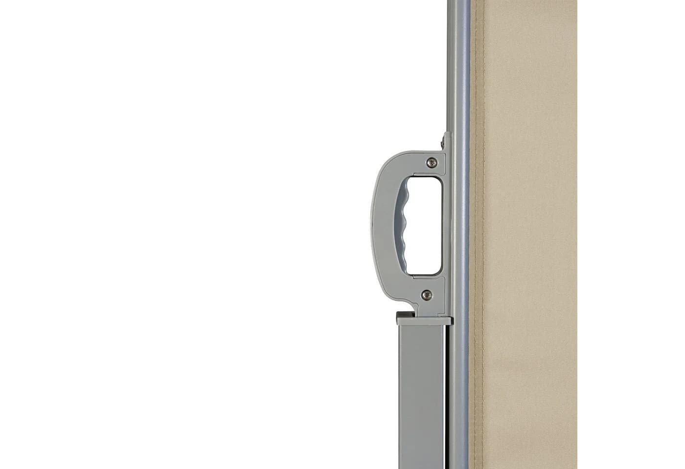 SVITA Seitenmarkise ausziehbar Beige UV50+ Sichtschutz
