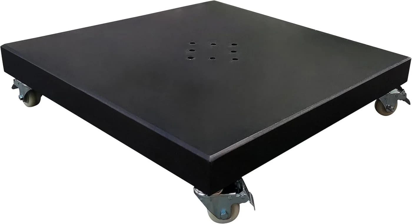 Gardissimo Schirmhalter Granit Granito Schwarz 75x75 cm