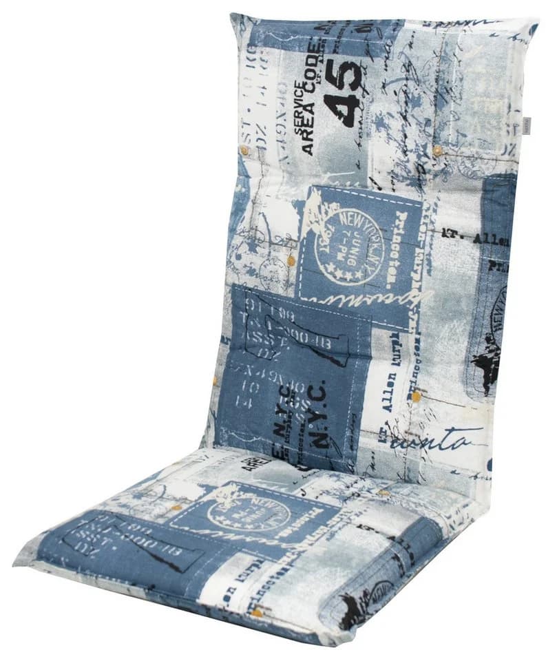 Gardissimo Hochlehnerauflage 6er Set Blau UV-beständig