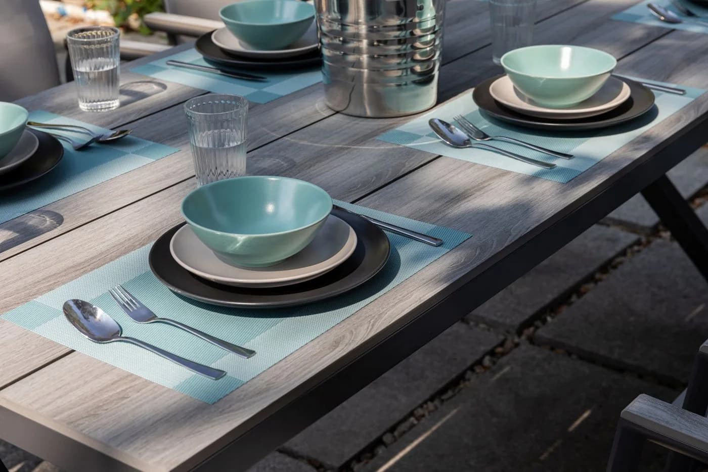 Gardissimo Gartentisch Catania 200x90 cm Aluminium Nonwood