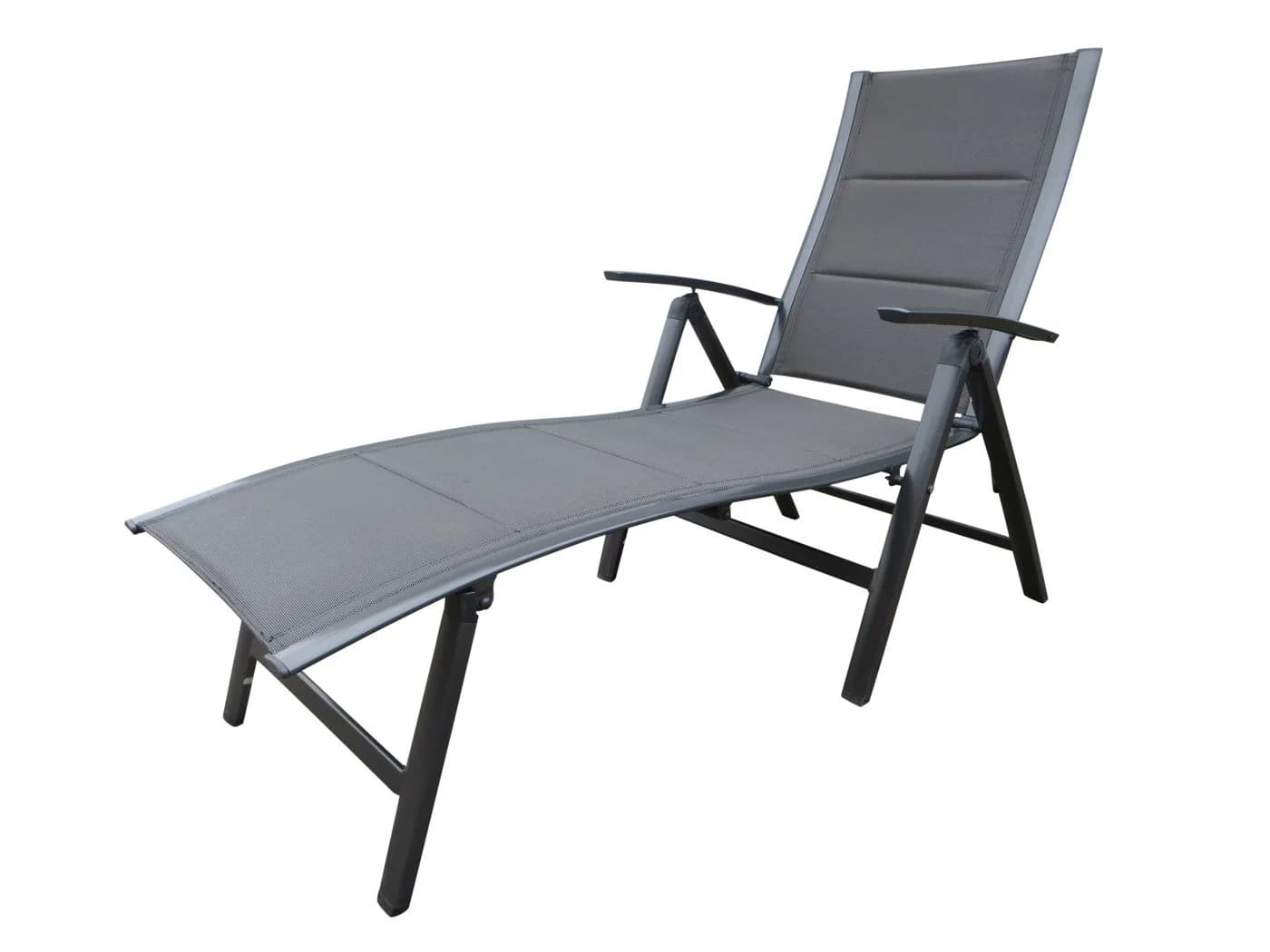 MANDALIKA Garden Gartenliege Nox Padded Mixed-Taupe Klappbar