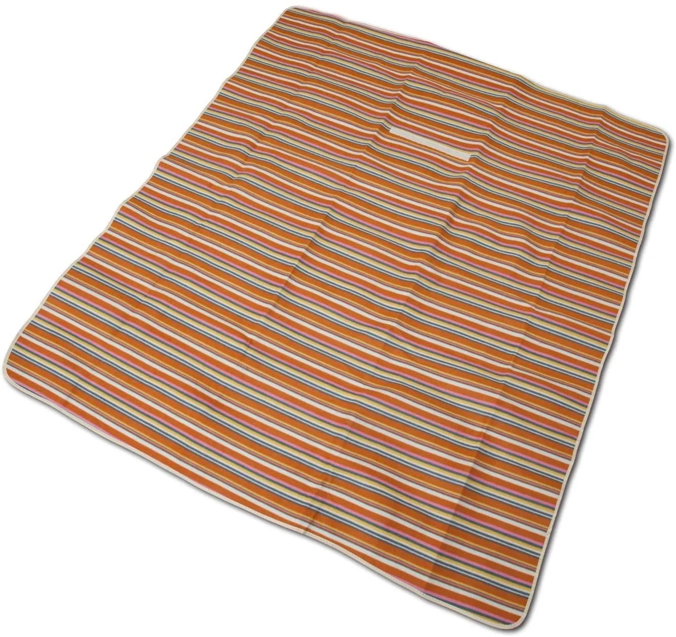 BRUBAKER Picknickdecke Bunt Fleece Wasserfest Outdoor