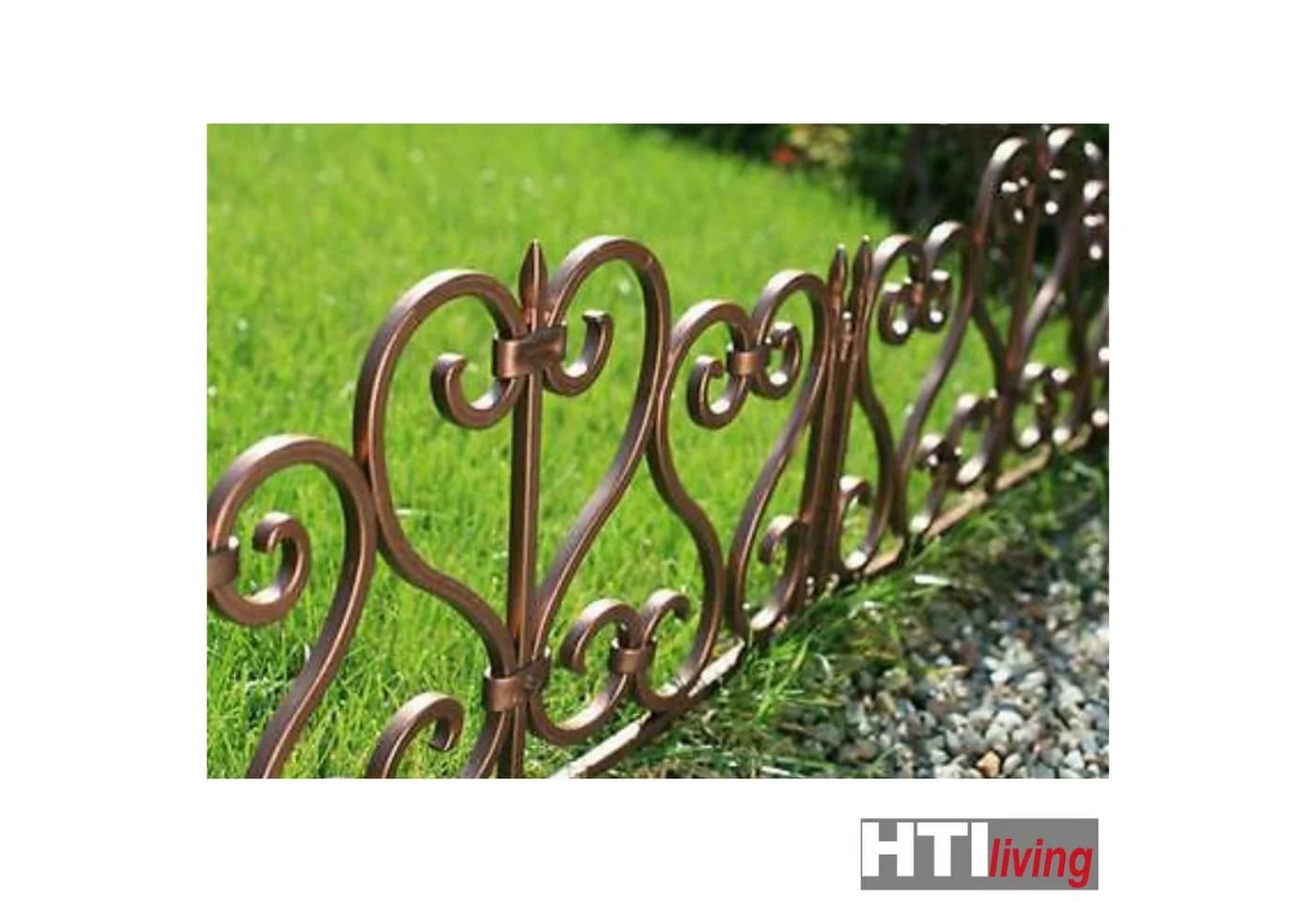 HTI-Living Beetbegrenzung Nessa 4-teilig Gold Kunststoff