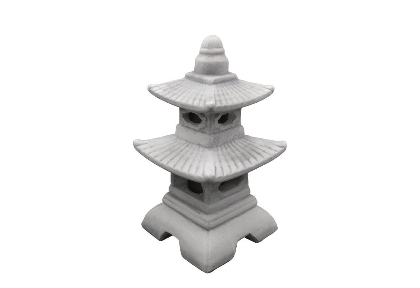 Gartendekoparadies.de Japanische Pagode Steinlaterne Grau