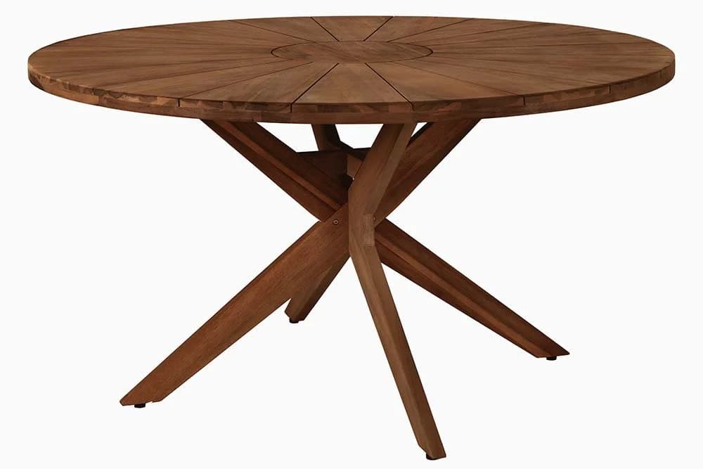 riess-ambiente Gartentisch KOPENHAGEN 140cm braun Akazienholz massiv