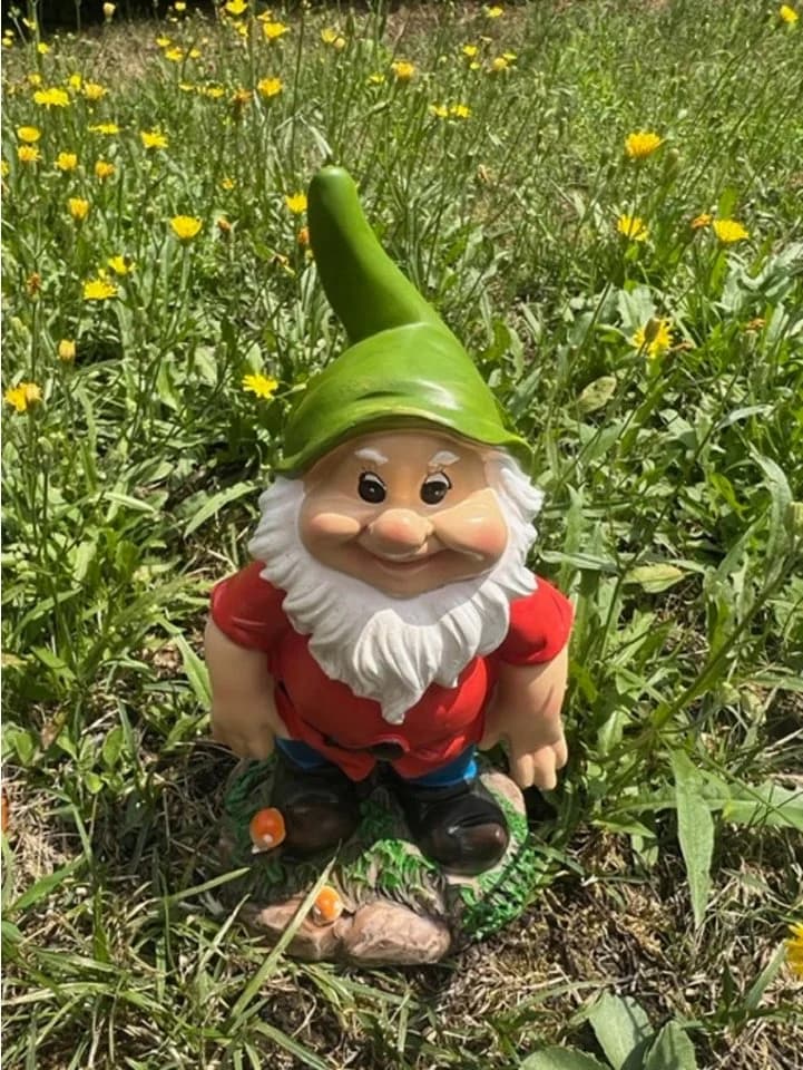 Geschenk-Himmel Gartenzwerg Set 4-tlg. Bunt Polystein