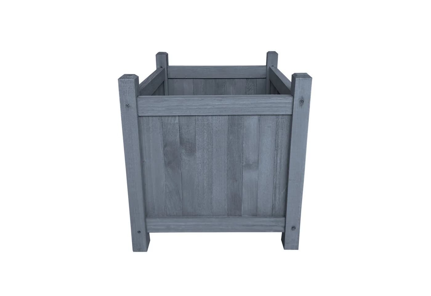 HTI-Living Blumenkasten Holz Graublau für Garten und Balkon