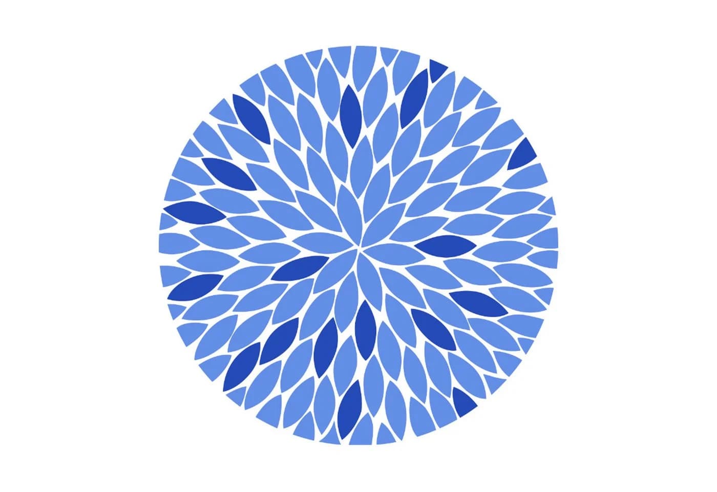 HTI-Living Gartentisch Metall Blau mit Blütenmotiv