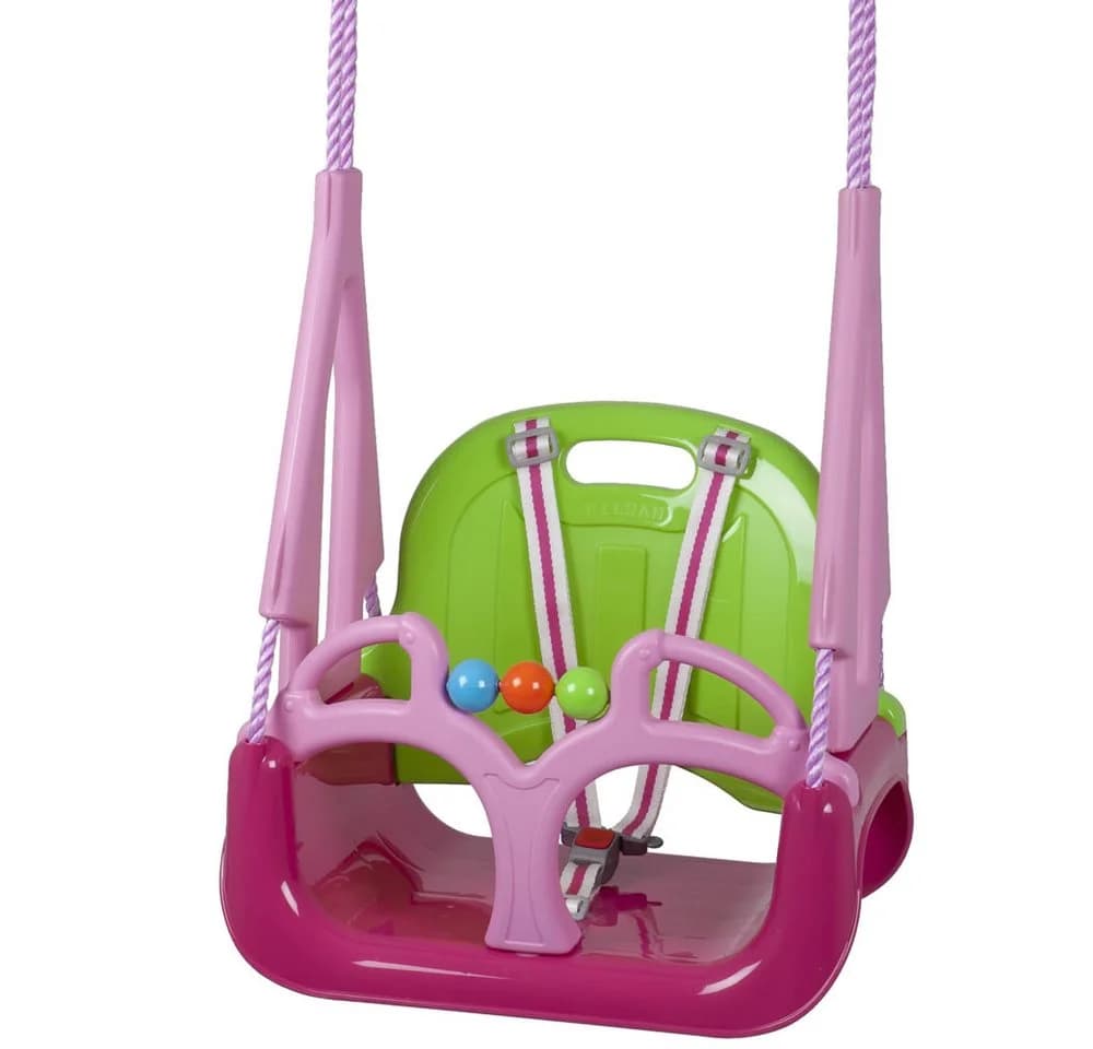 BabyGo Einzelschaukel Doremi 3-in-1 Outdoor Schaukel mit Spielbogen