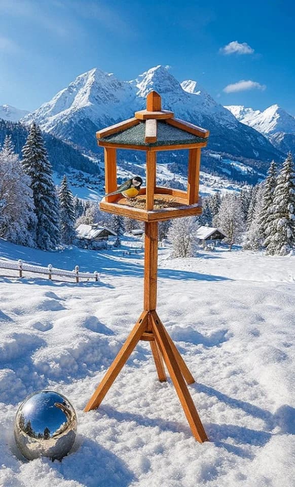 MYPETS Vogelhaus ZILLERTAL mit Ständer