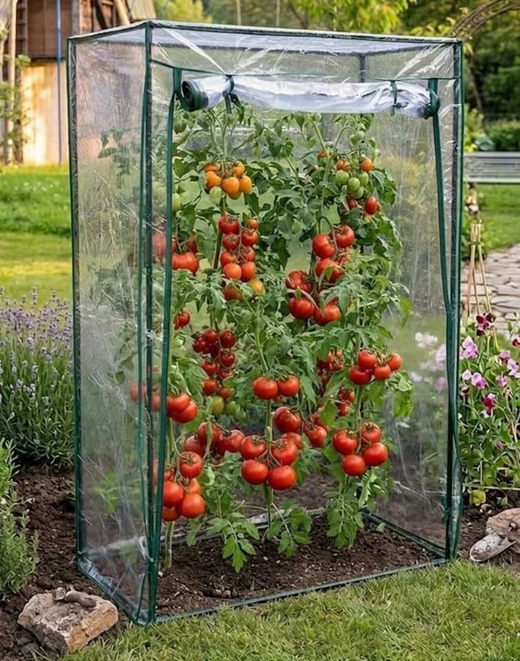 BruKa Gewächshaus GREENHOUSE L Foliengewächshaus mit UV-Schutz