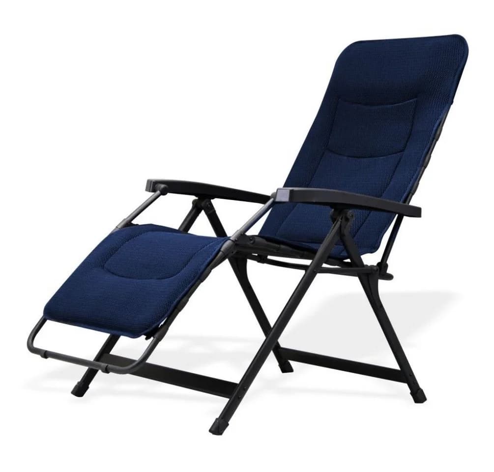 Westfield Gartenliege XL Relaxliege Aeronaut Blau Liegestuhl Sonnenliege