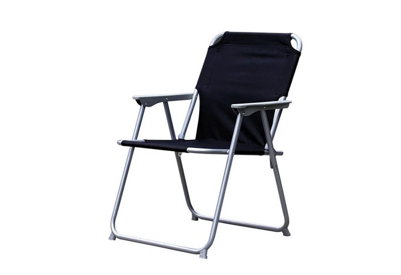 Mojawo Klappstuhl Camping Gartenstuhl Schwarz Oxford Metall