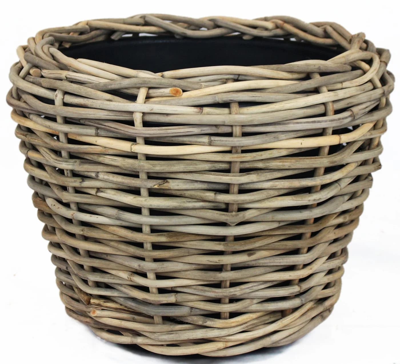 Van der Leeden Blumentopf 130L Pflanzkorb Rattan 83x59cm Drypot