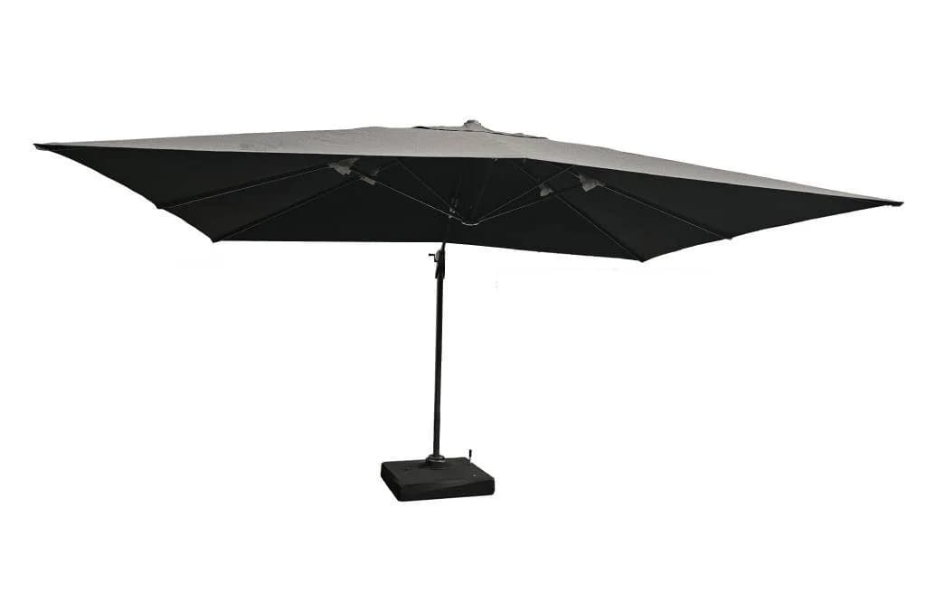 TEICO GROUP Ampelschirm Anthrazit Aluminium Polyester