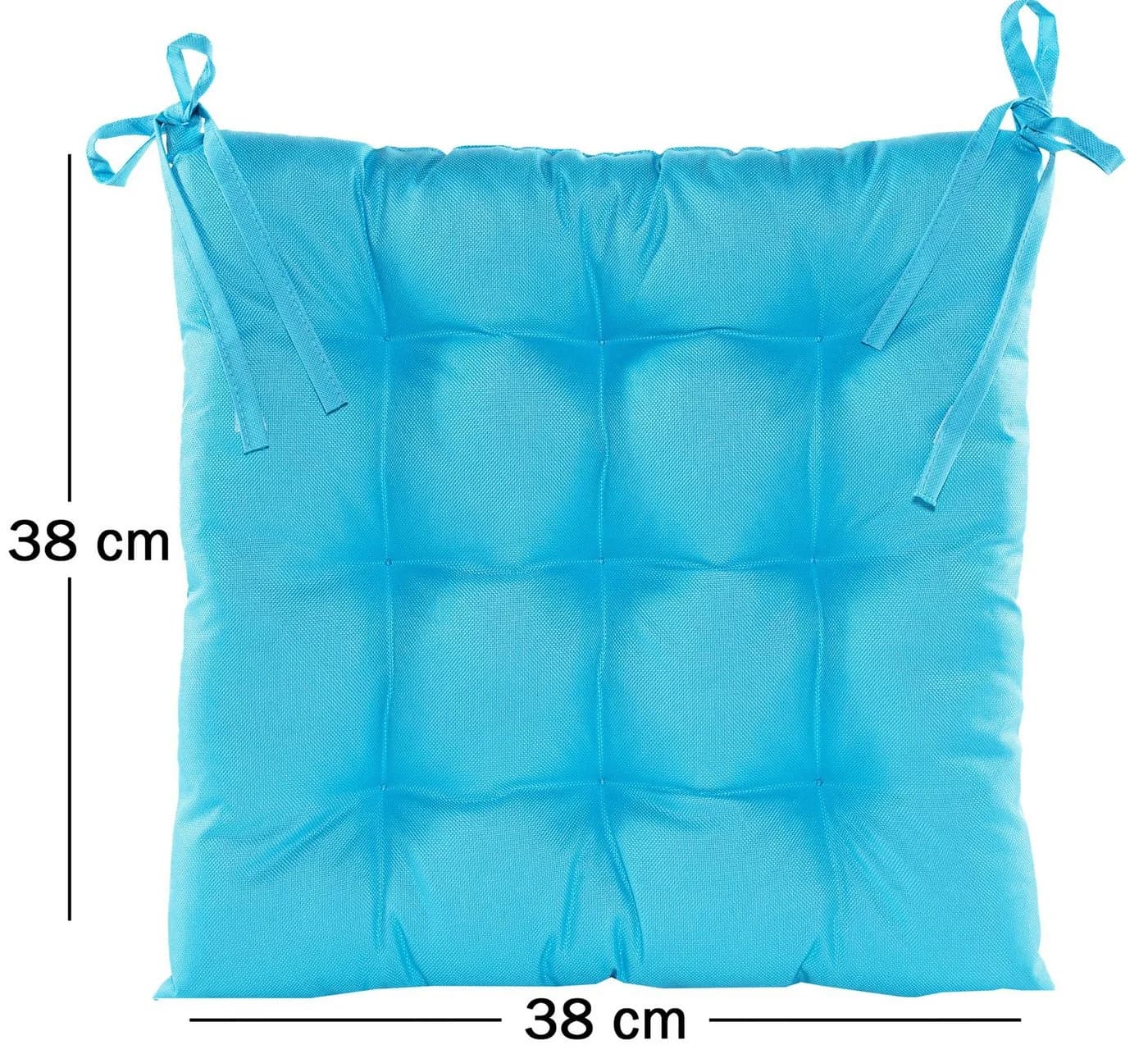 JACK Stuhlkissen Hellblau 38x38cm Wasserfest Outdoor