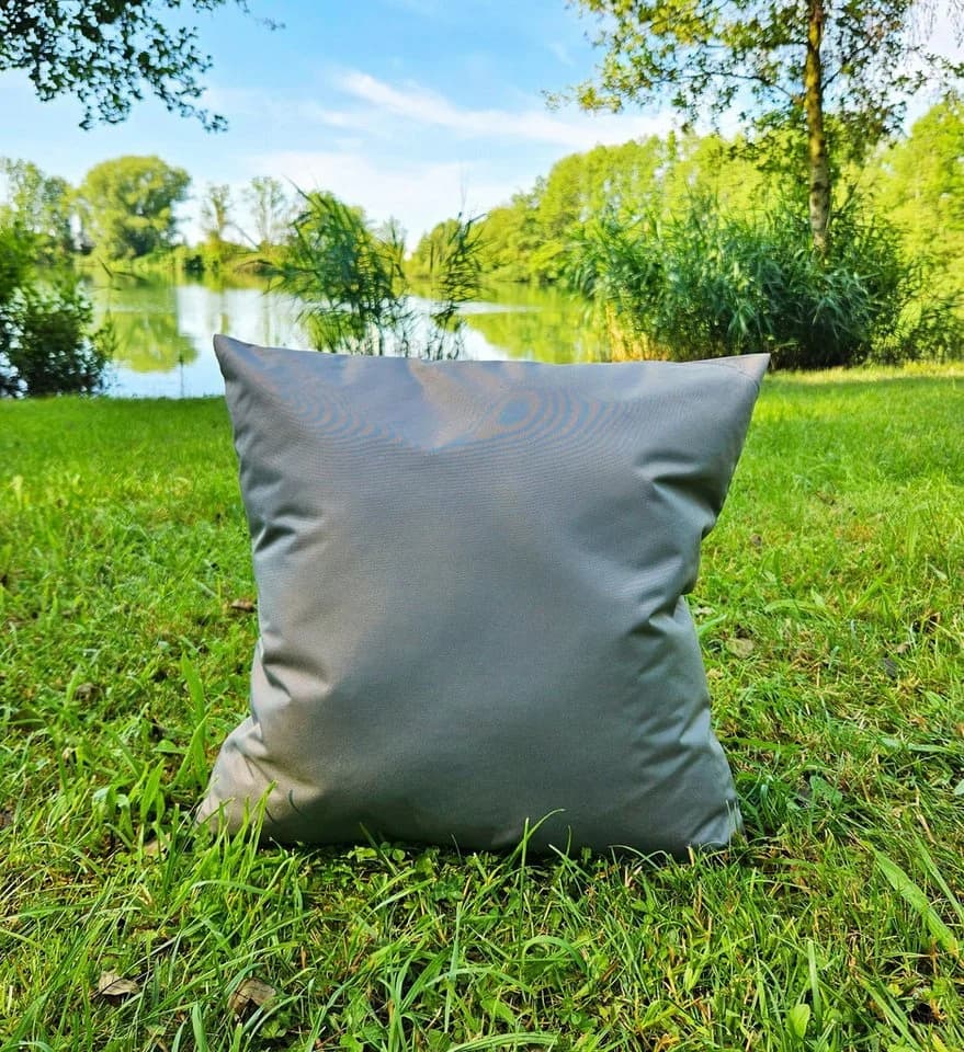 JACK Dekokissen 45x45cm Outdoor Grau mit XXL-Füllung