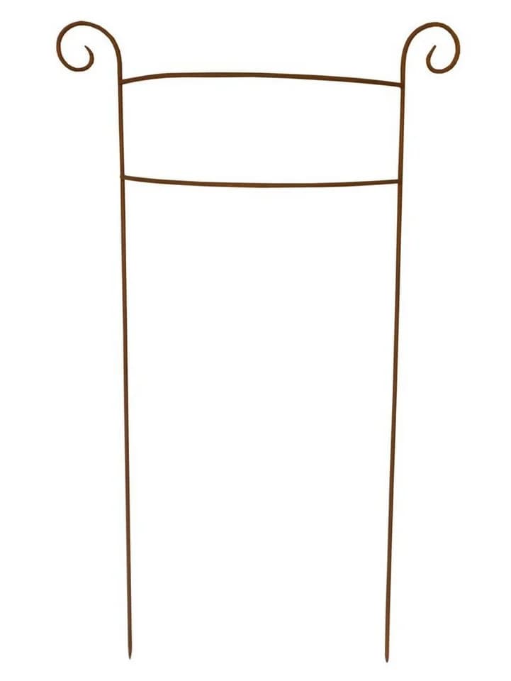 Trend Line Pflanzstütze 100cm Rostoptik Garten