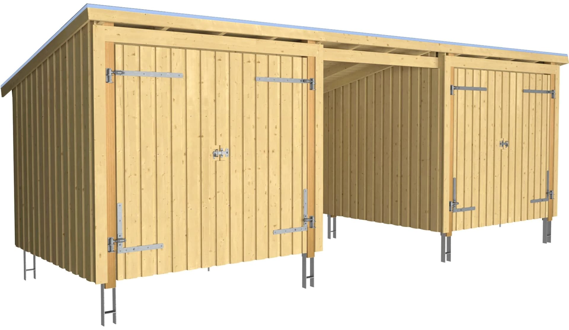 Gartenhaus Nordic Stil aus Holzwerkstoff