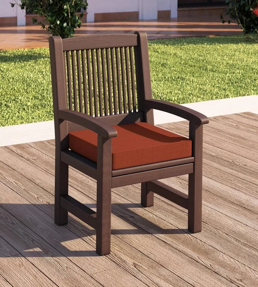 sunnypillow Bankauflage Orange mit abnehmbarem Bezug