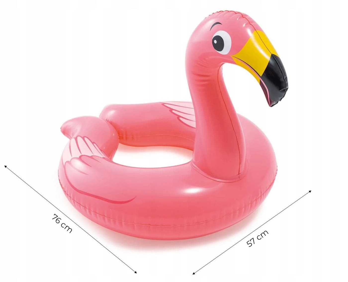 Festivalartikel Schwimmring Flaming 3-6 Jahre Aufblasbarer Poolring für Kinder