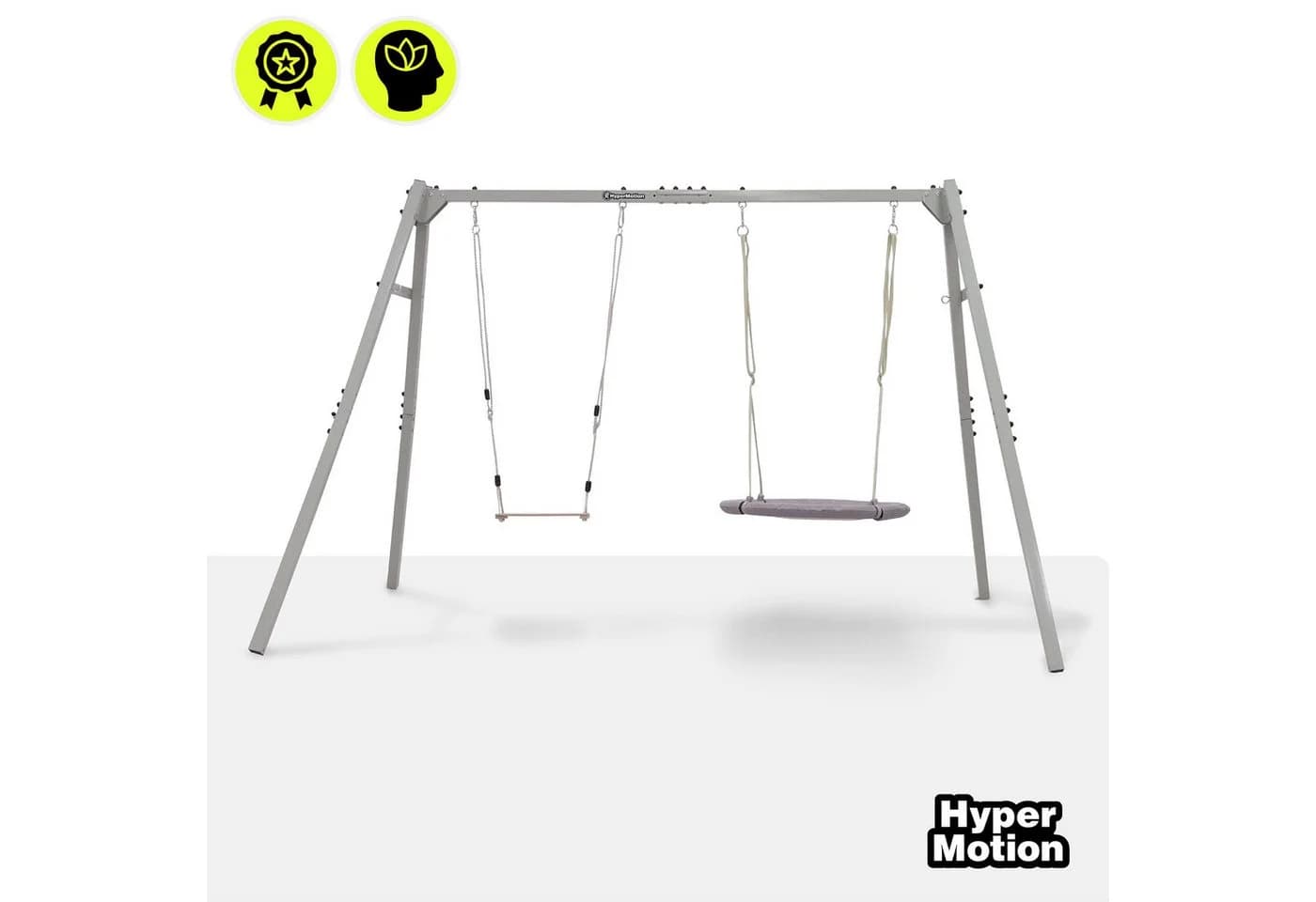 HyperMotion Gartenschaukel 3in1 mit Nestschaukel und Hängematte