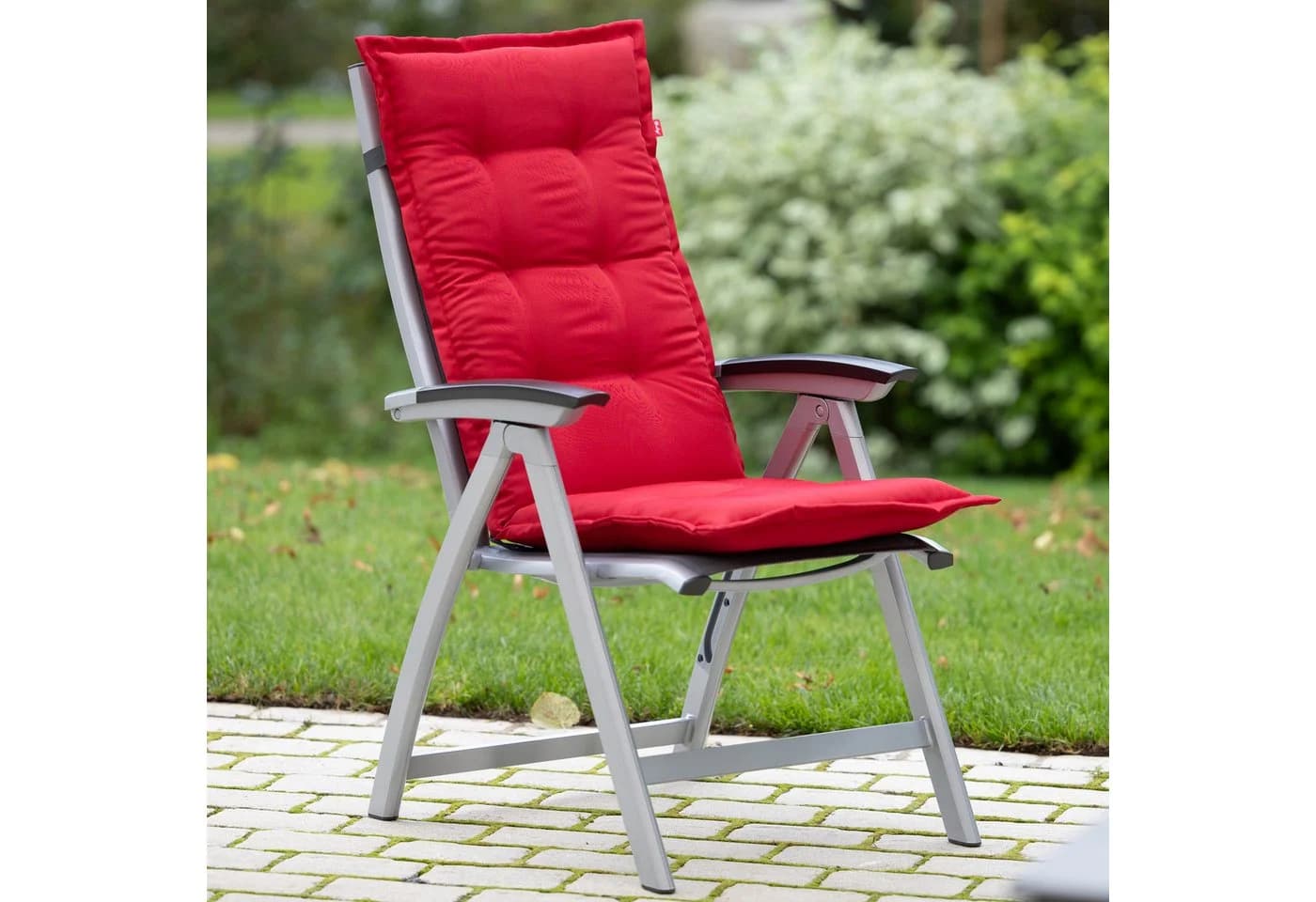 Herlag Hochlehnerauflage Valiera Design-Rot