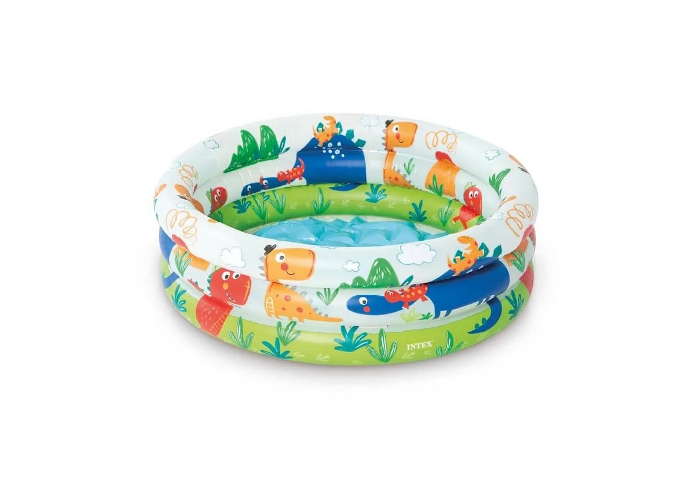 Intex Planschbecken DINO BUDDIES 3-Ring Baby Pool Bunt